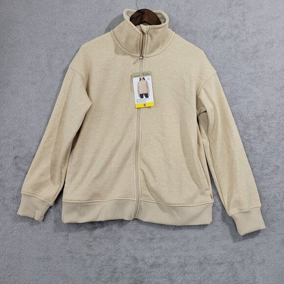 NEW Mondetta Women's S Heathered Full Zip Fleece Jacket  Polyester - Picture 1 of 7